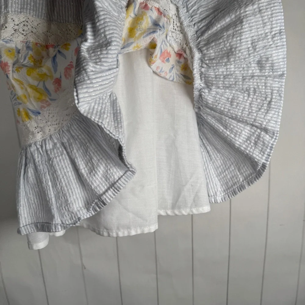 Tommy Bahama‎ Girls 4T 100% Cotton Floral Print Tank Dress Easter Spring Church